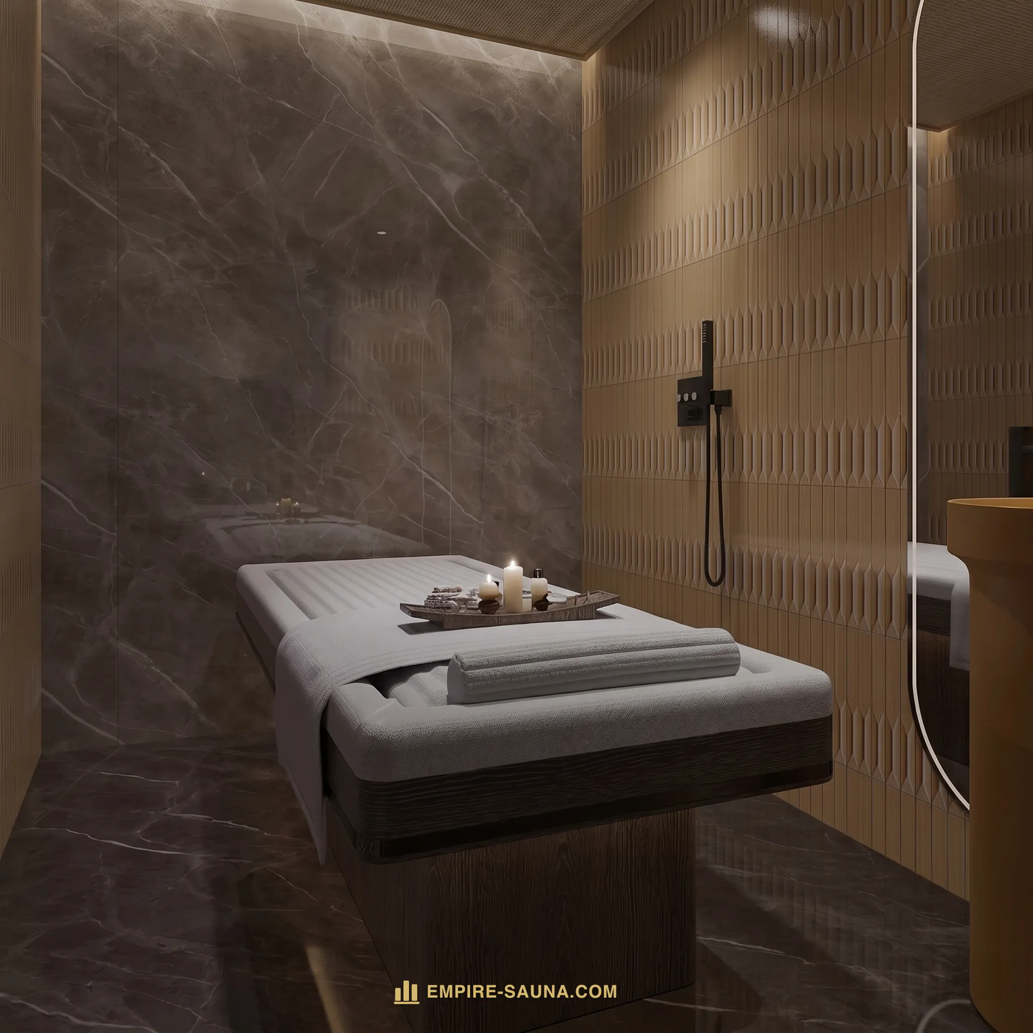 Empire Sauna private shower room, Macau